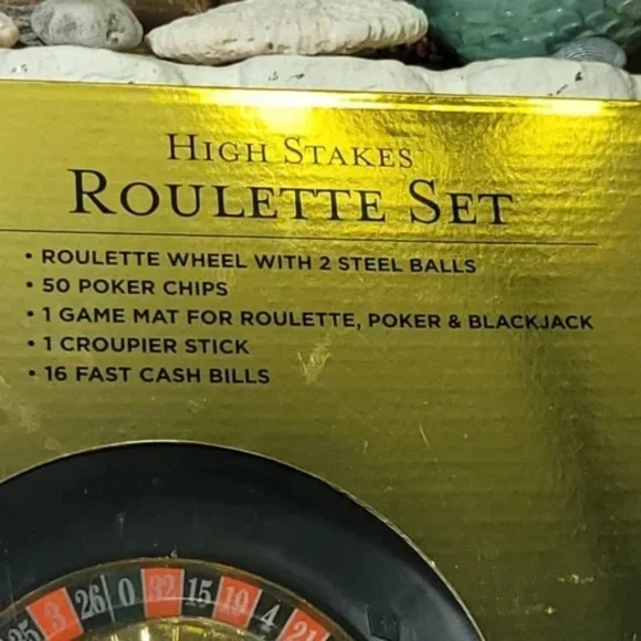 High Stakes Tabletop Roulette Set - Picture 7 of 9